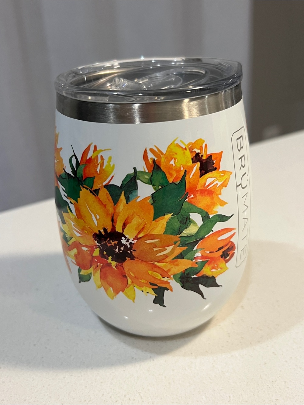 Brumate Sunflower Wine Tumbler 14 oz